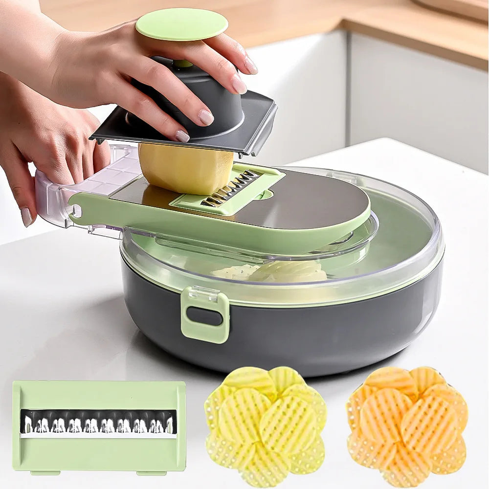 Vegetable shredder, suitable for onions, potatoes, fruits, and other food items, a small kitchen tool for manual cooking