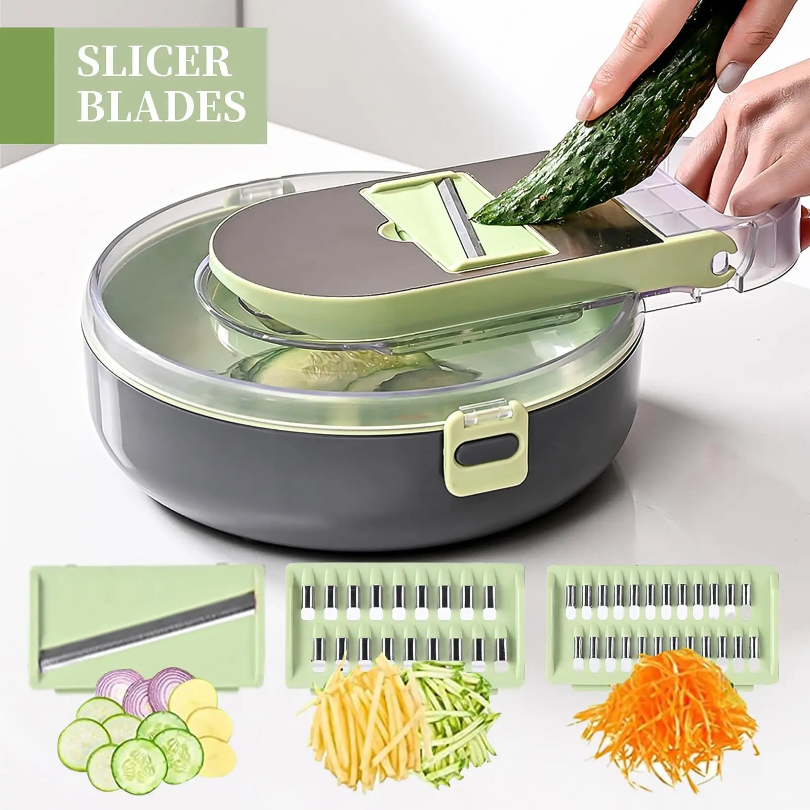 Vegetable shredder, suitable for onions, potatoes, fruits, and other food items, a small kitchen tool for manual cooking